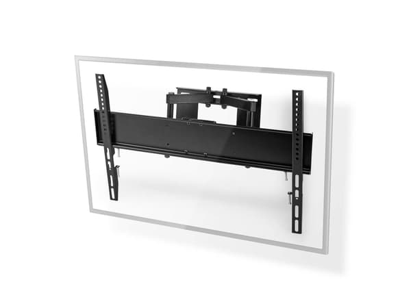 Nedis TVWM3551BK, 200 x 200 mm, 600 x 400 mm, 0 - 30°, 180°, Stål, Svart Svart