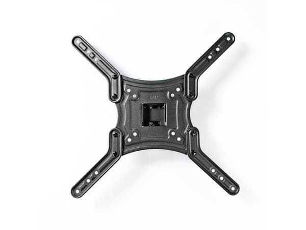Nedis TVWM1330BK, 100 x 100 mm, 400 x 400 mm, 0 - 20°, 140°, Akrylnitrilbutadienstyren (ABS), Stål, Svart
