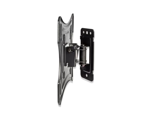 Nedis TVWM1330BK, 100 x 100 mm, 400 x 400 mm, 0 - 20°, 140°, Akrylnitrilbutadienstyren (ABS), Stål, Svart