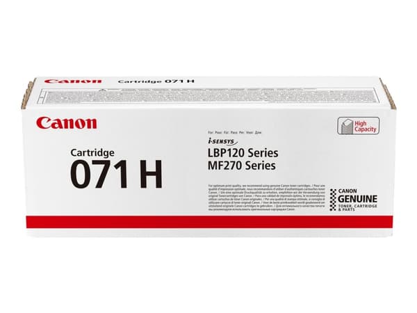 Canon 071 H - Høykapasitets - svart - original - tonerpatron - for i-SENSYS LBP122dw, MF272dw
