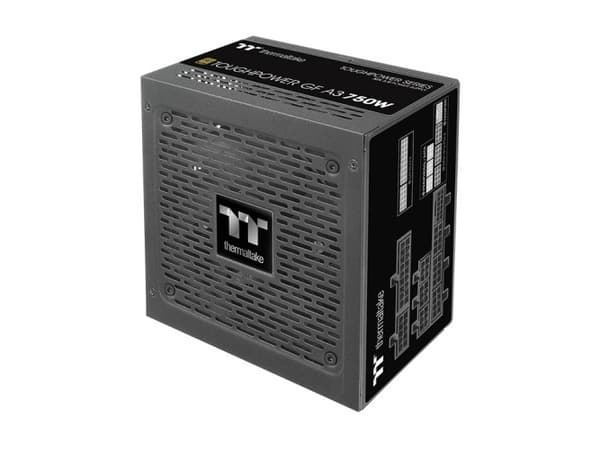 Thermaltake ToughPower GF3 A3 - TT Premium Edition - nätaggregat (intern) - ATX12V 3.0 - 80 PLUS Gold - AC 100-240 V - 750 Watt - aktive PFC - svart