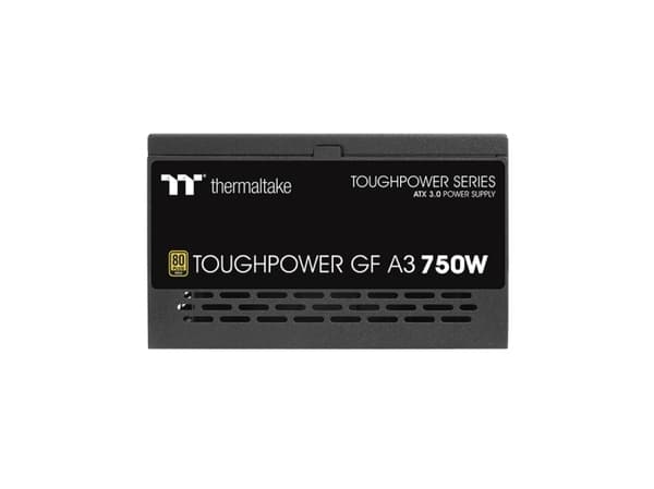 Thermaltake ToughPower GF3 A3 - TT Premium Edition - nätaggregat (intern) - ATX12V 3.0 - 80 PLUS Gold - AC 100-240 V - 750 Watt - aktive PFC - svart