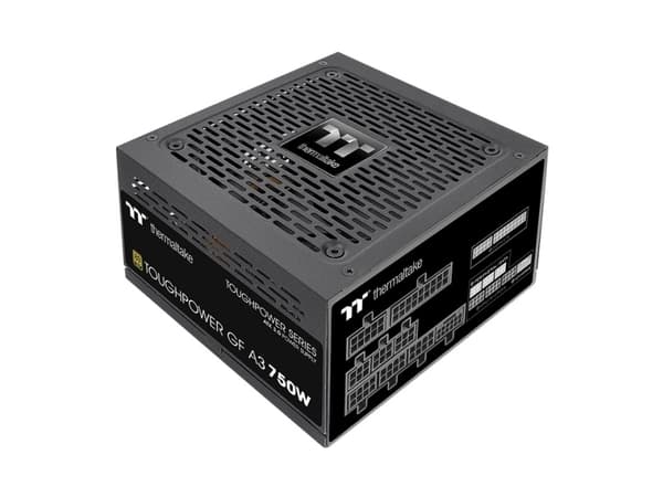 Thermaltake ToughPower GF3 A3 - TT Premium Edition - nätaggregat (intern) - ATX12V 3.0 - 80 PLUS Gold - AC 100-240 V - 750 Watt - aktive PFC - svart