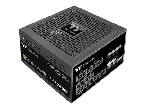 Thermaltake ToughPower GF3 A3 - TT Premium Edition - nätaggregat (intern) - ATX12V 3.0 - 80 PLUS Gold - AC 100-240 V - 750 Watt - aktive PFC - svart Svart