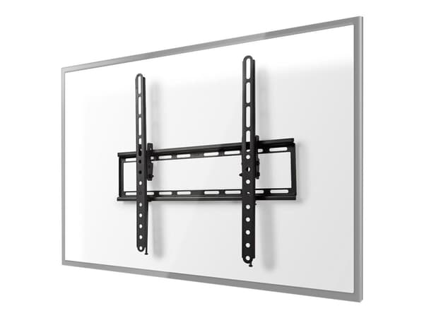 Nedis TVWM1131BK - Monteringssett (2 tippebraketter, veggmonteringsbrakett) - for TV - stål - svart - skjermstørrelse: 23"-55" Sort