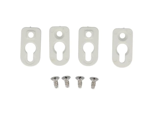 Hammond Electronics 1556FOOTGY-4 Monteringsfod ABS-plast Grå (L x B x H) 51 x 51 x 5 mm 4 stk