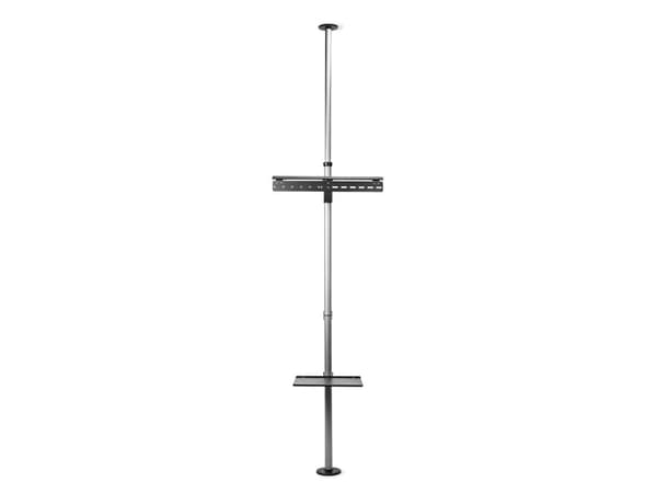 Nedis TVSM5750BK, 177,8 cm (70"), 200 x 200 mm, 600 x 400 mm, 180°, Aluminium, Stål, Sort, Sølv