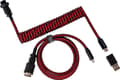 Pikkukuva 1 / 2: USB 3.2 Gen 1 Premium Coiled Aviator -kaapeli, USB-C uros &gt; USB-C uros (punainen, 1,08 metriä, suora pistoke)