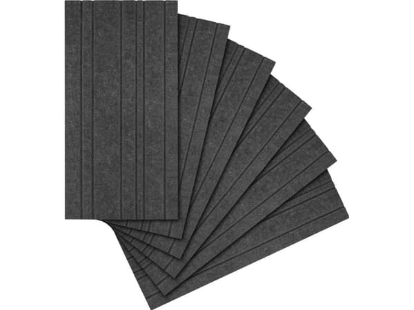 Streamplify - Acoustic damping foam kit - mørk grå (en pakke 6)