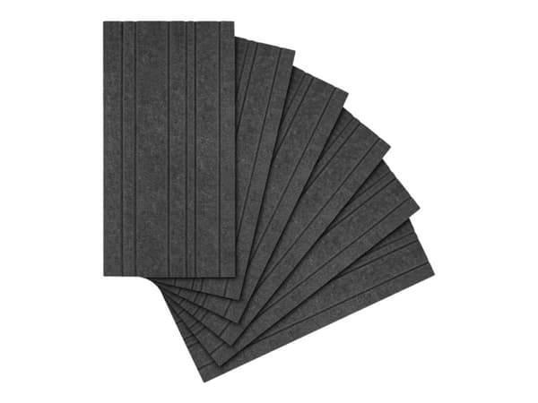 Streamplify - Acoustic damping foam kit - mørk grå (en pakke 6)