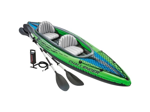 Intex 68306NP, Puhallettava kajakki, 2 henkilö(t), 181 kg, Vihreä, Harmaa, 2 istuin(ta), 15,3 kg Sininen, Vihreä, Harmaa