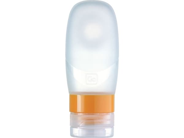 Go Travel Squeeze It, Klemmeflaske, Blå, Grønn, Oransje, Polypropylen (PP), Silikon, Monokromatisk, TSA, 60 ml
