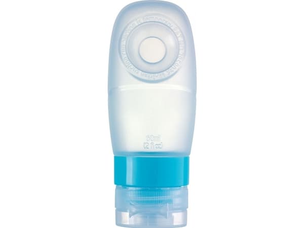 Go Travel Squeeze It, Klemmeflaske, Blå, Grønn, Oransje, Polypropylen (PP), Silikon, Monokromatisk, TSA, 60 ml
