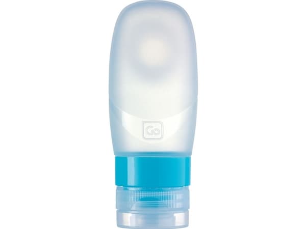 Go Travel Squeeze It, Klemmeflaske, Blå, Grønn, Oransje, Polypropylen (PP), Silikon, Monokromatisk, TSA, 60 ml