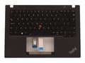 Miniatyrbild 1 av 3: Sunrex - Ersättningstangentbord för bärbar dator - med Trackpoint - bakgrundsbelyst - QWERTY - brittisk - svart - FRU - med övre skydd - för ThinkPad