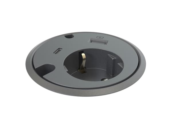 Kondator 935-PD16, Grunnleggende, Sort, 1 AC-utganger, Type F, Type F, 1,25 m Sort