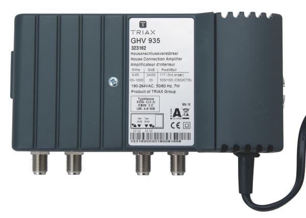 Triax GHV 935, RF, AC, 7 W, 190 - 264 V, -25 - 55 ° C, 170 mm