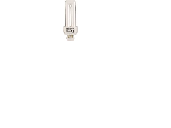 OSRAM DULUX D/E - Ikke-integrert kompakt fluorescerende lyspære - form: dobbel biaks - G24q-3 - 26 W - klasse G - 3000 K