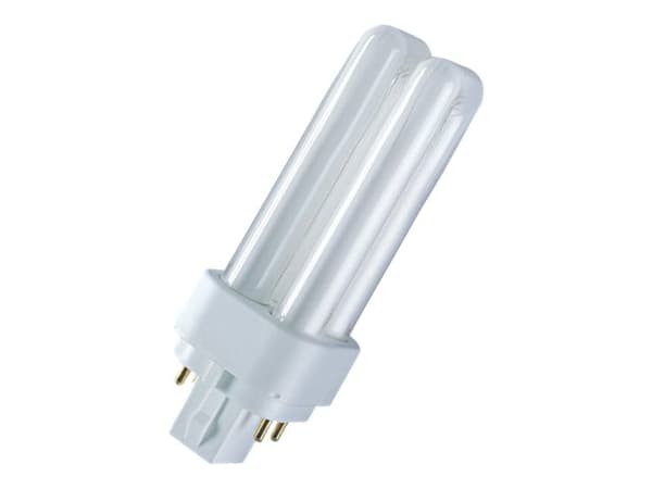 OSRAM DULUX D/E - Ikke-integrert kompakt fluorescerende lyspære - form: dobbel biaks - G24q-3 - 26 W - klasse G - 3000 K
