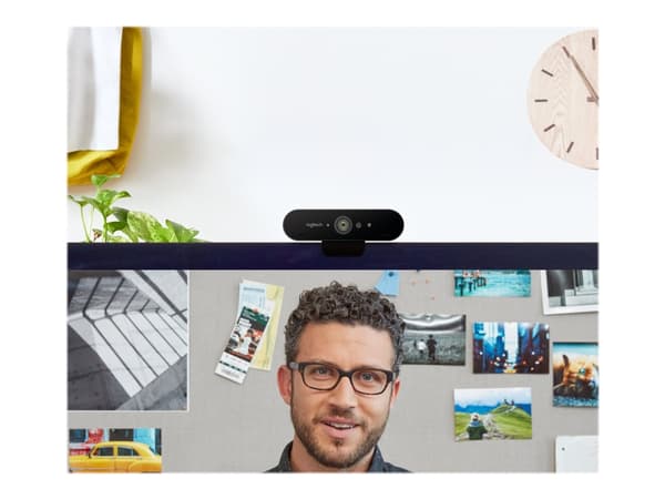 Logitech BRIO Ultra HD Pro - Nettkamera - farge - 4096 x 2160 - lyd - USB 3.0