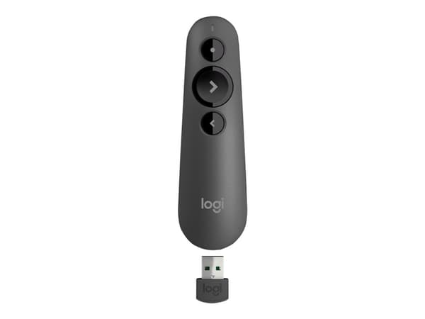 Logitech R500s, Bluetooth/RF, USB, 20 m, Grafiitti