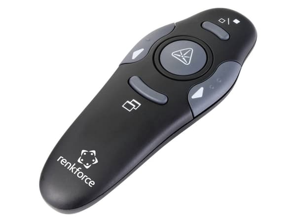 Renkforce RF-PLP-202 Kabellos Presenter inkl. Laserpointer (RF-5252738)