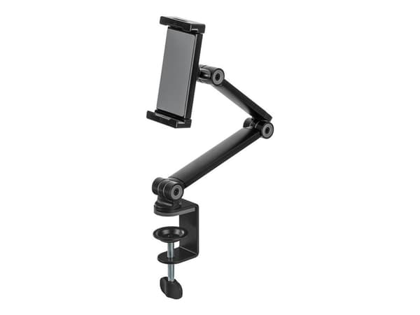 Neomounts DS15-545BL1 - Monteringssett (universalmontering) - full bevegelse - for nettbrett - stål - svart - skjermstørrelse: 4.7"-12.9" - skrivebor