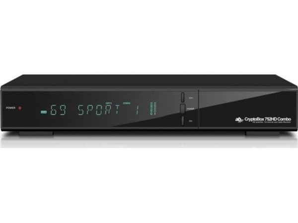 Ab Com AB CryptoBox palydovinis ir antžeminis imtuvas 752HD Combo DVB-T2 / S2 / C H.265 HEVC