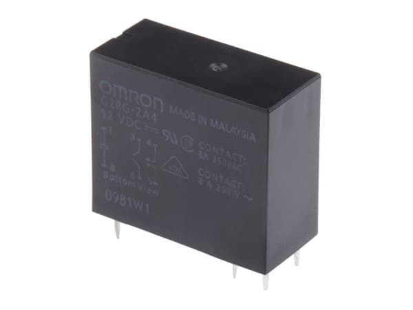 Omron G2RG-2A4-DC12 Powerrelæ 12 V/DC 8 A 2 x sluttekontakt 1 stk laukku