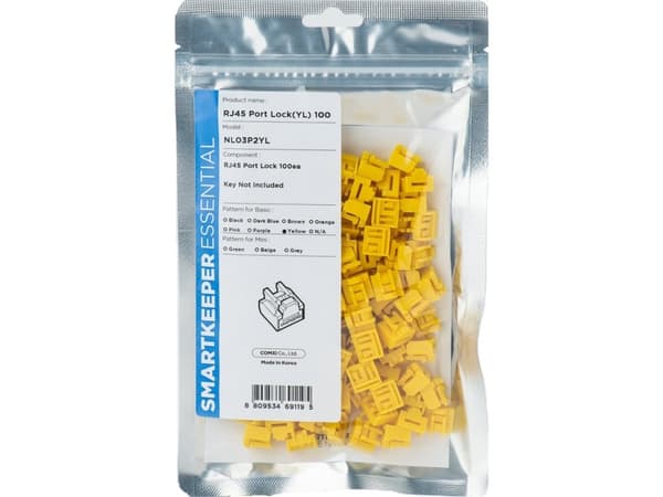SmartKeeper Basic "RJ45 Port" Blocker gelb 100 Stk.