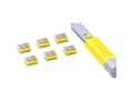 Pikkukuva 2 / 4: Smartkeeper UL03PKYL, Portin lukko + avain, USB Type-A, keltainen, 1 kpl, polybag, 130 mm