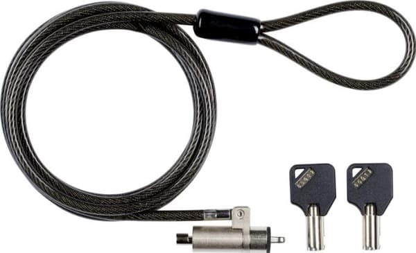 Gearlab GLB220101-M, 1.8 m, Kensington, nyckel, kolstål, svart