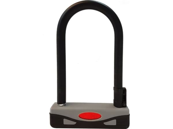 BURG-WÄCHTER 1600 HB 170/210, U-lås, Svart, Grå, Plastikk, Nøkkel, 1,52 kg, 2 stykker