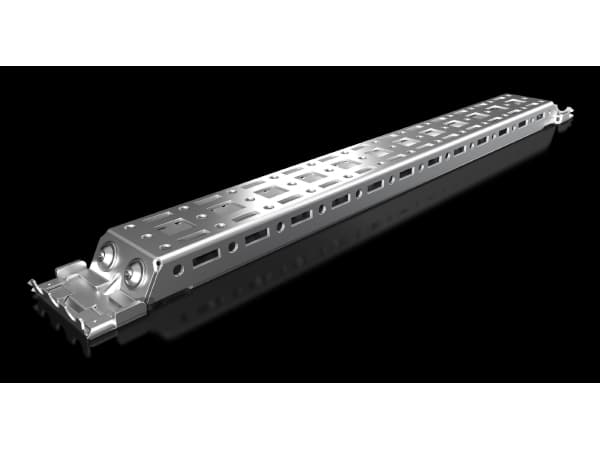 Rittal AX 2394.400, Skena till rackskåp, Stål, Stål, 1,44 kg, 4 styck, 1,44 kg