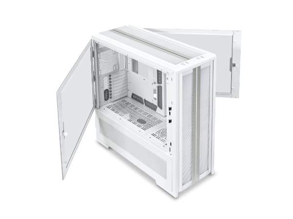 Lian Li V3000PW, Full Tower, PC, Vit, ATX, EATX, EEB, micro ATX, Micro-ITX, Gjuten aluminium, Stål, Härdat glas, 19,8 cm