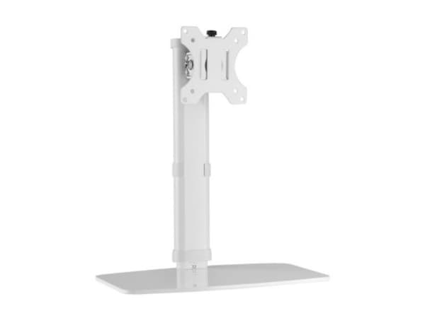 Techly DESK 100 - installasjon - frittstående - for skjerm - hvit - skjermstørrelse: 43,2-68,6 cm (17 tommer-27 tommer) Hvit