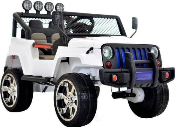 Lean Sports Car Batteri S2388 Jeep Hvit 4x45W