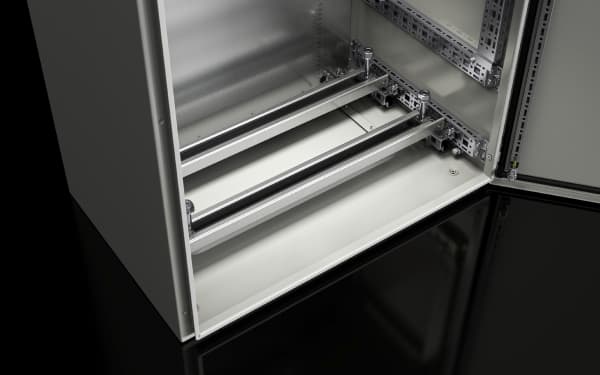Rittal AX 2394.210, Rackskinne, Stål, Stål, 800 g, 4 stykker, 900 g