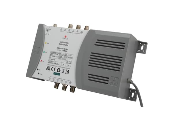 Triax 318603, 5 innganger, 12 utganger, 950 - 2200 MHz, 47 - 694 MHz, 1.0, 2.0, 180 - 264 V