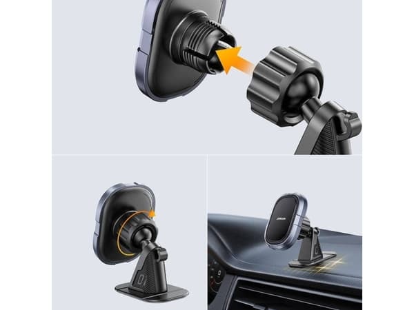 Joyroom magnetisk bilhållare Joyroom instrumentbräda grå (JR-ZS311)