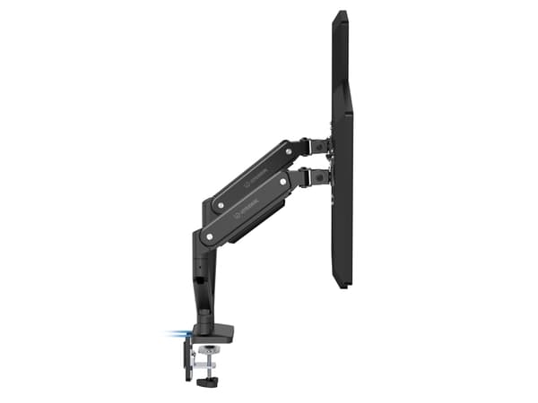 Ultradesk Branch Double, Clamp/Grommet, 20 kg, 81,3 cm (32"), 100 x 100 mm, Høydejustering, Sort
