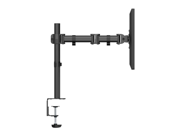 Ultradesk Skeleton Single, Clamp/Grommet, 8 kg, 68,6 cm (27"), 100 x 100 mm, Höjdjustering, Svart