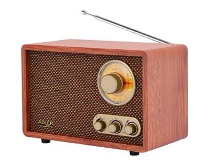 Adler AD 1171, Bærbar, AM, FM, 87 - 108 MHz, 522 - 1629 kHz, 10 W, Brun