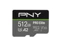 Miniatyrbild 1 av 2: PNY PRO Elite microSDXC 512GB, 512 GB, MicroSDXC, Klass 10, 100 MB/s, 90 MB/s, Class 3 (U3)