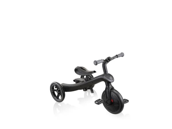 Globber Explorer 4 in 1 Deluxe Play, Unisex, Tryck, Barn, Fasta hjul, Grå, Framåt