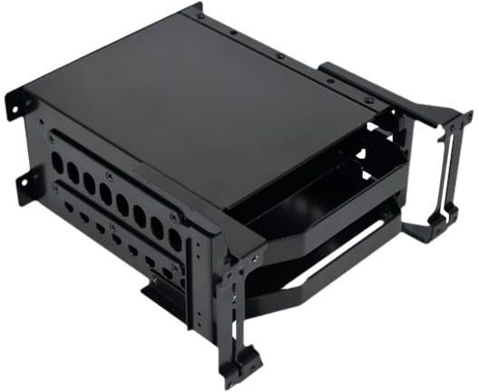Lian Li HD01X - Lagringsdrevhylse - 2,5" / 3,5" delt - svart - for Lian Li O11 Dynamic, O11 Dynamic Evo, V3000 PLUS