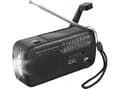 Pikkukuva 3 / 3: Logilink Dynamo Hand Crank Radio w.Solar Panel &amp; taskulamppu