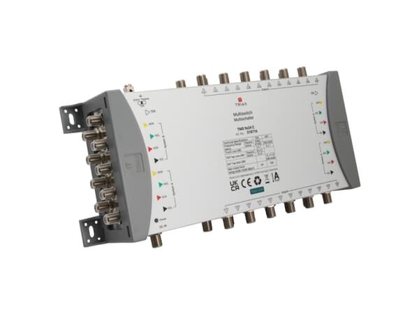 Triax 318716, 9 innganger, 24 utganger, 950 - 2200 MHz, 47 - 862 MHz, 1.0, 2.0, 90 - 99 dBµV