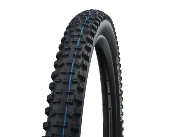 Schwalbe Hans Dampf HS 491, 27.5", MTB, Tubeless Ready, Folding bead, Off-road, Sort, Blå