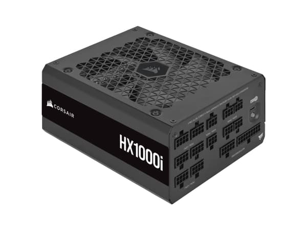 CORSAIR HXi Series HX1000i - Strømforsyning (intern) - ultralav støy - ATX12V 3.0/ EPS12V - 80 PLUS Platinum - AC 100-240 V - 1000 watt - Europa